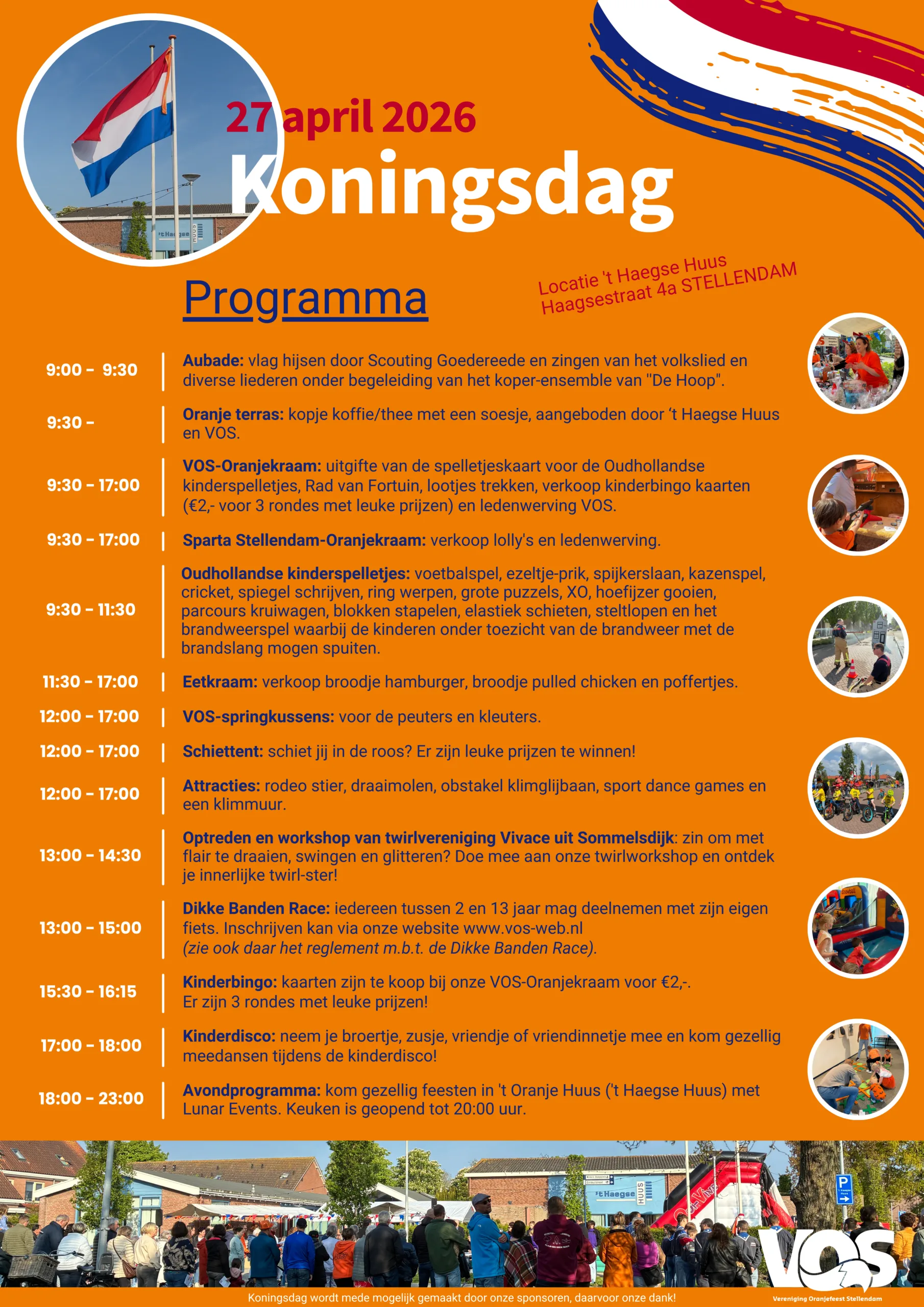 Koningsdag 2026 programma