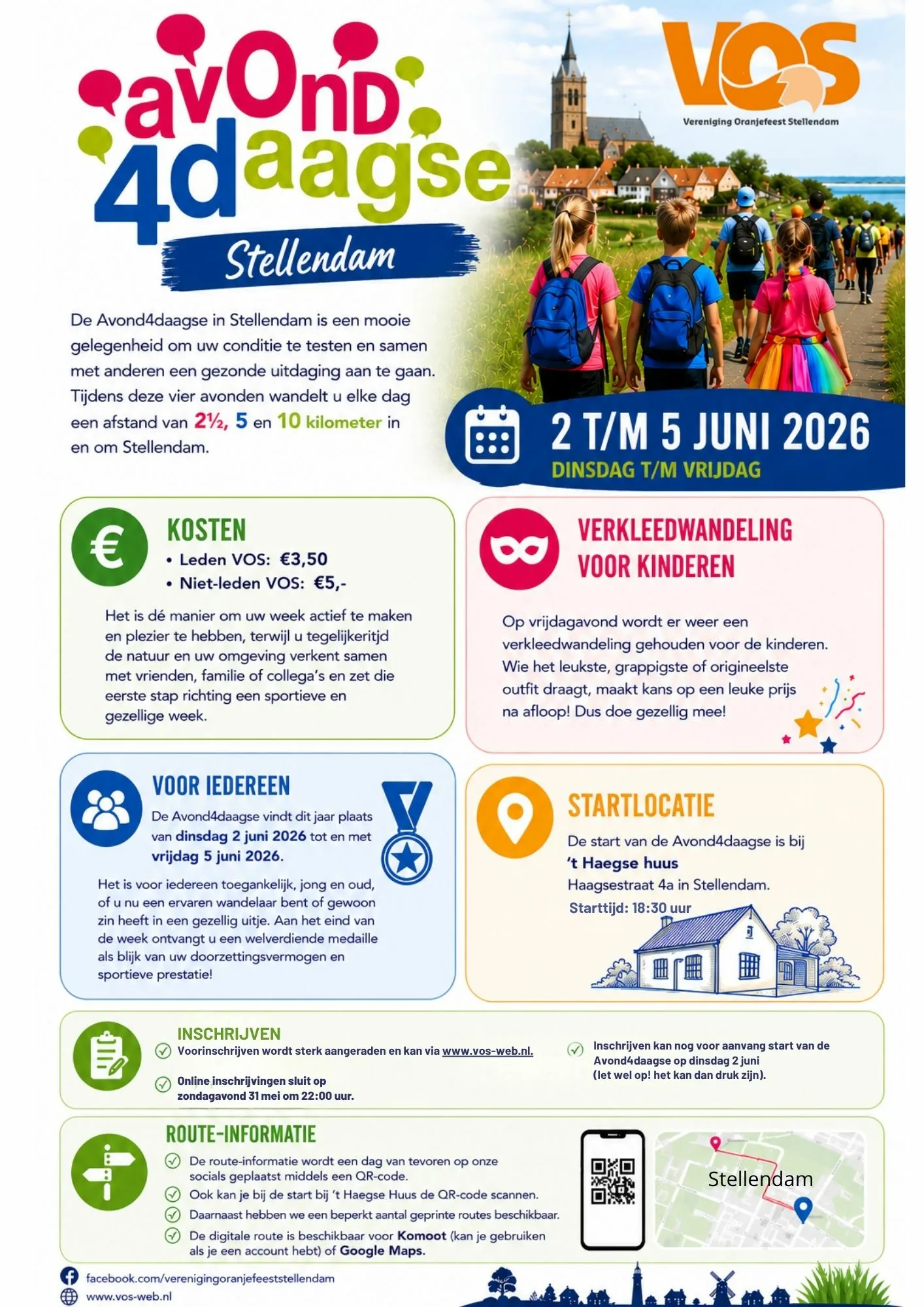 Avond4daagse 2 t/m 5 juni 2026