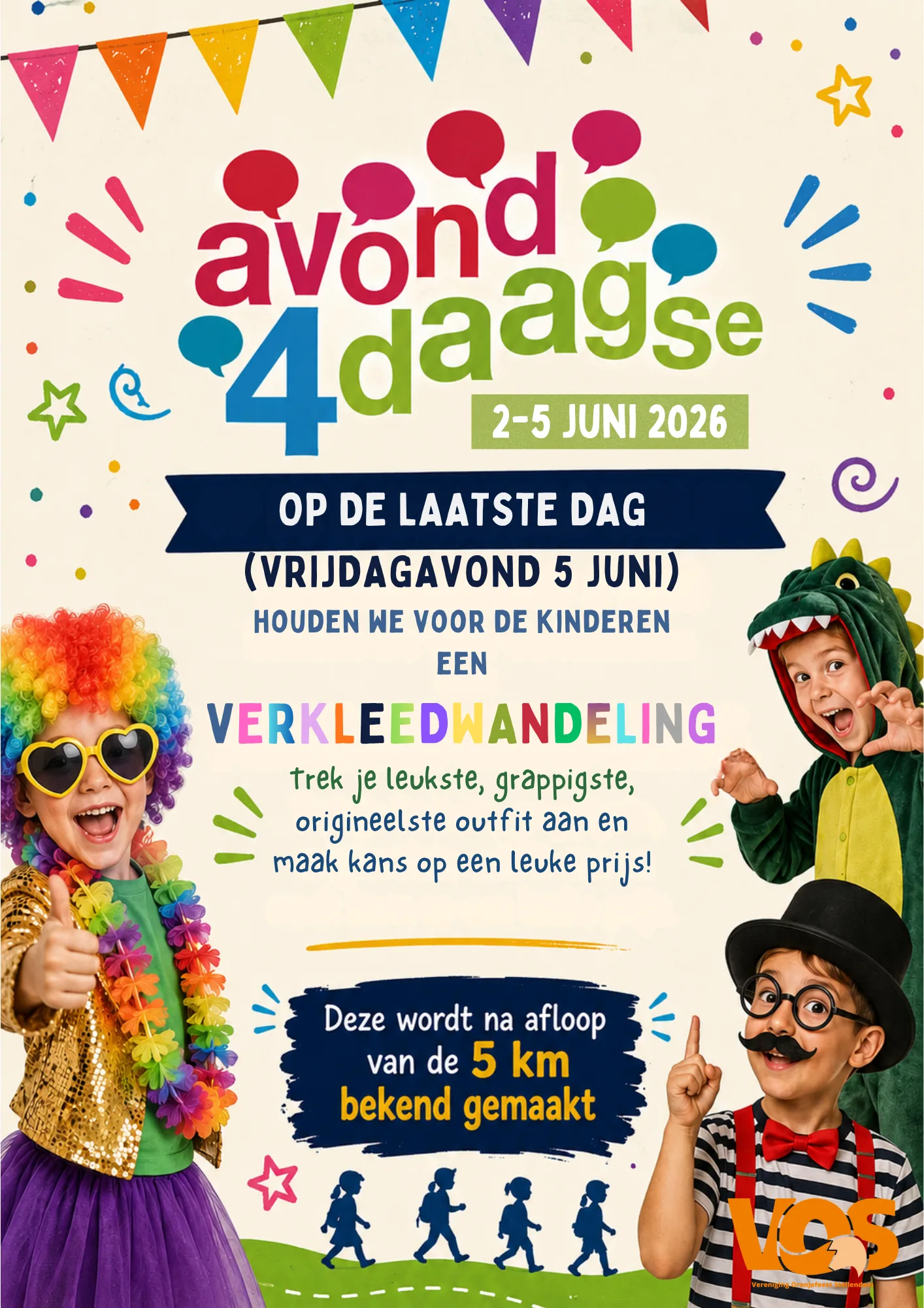 Verkleedwandeling vrijdagavond 5 juni
