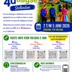 Route vrijdag Avond4daagse met aangepaste tijden