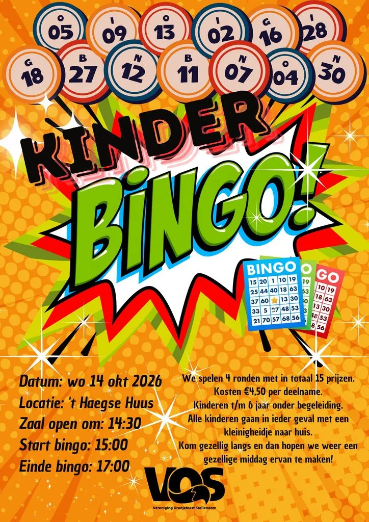 Kinderbingo 14 oktober